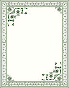 Dark Green Foliage Floral Corner Decoration Rug