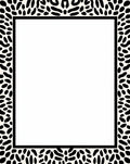 Bold Black And White Spots Rug