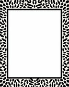 Bold Black And White Spots Rug