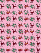 Crimson Deer Garden Folktale Rug