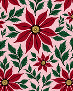 Crimson Petal Garden Pink Rug