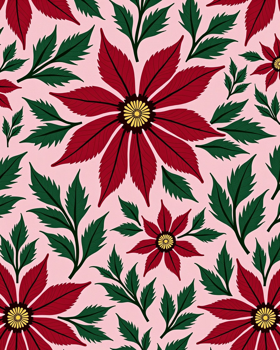 Crimson Petal Garden Pink Rug