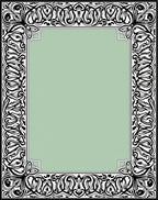 Elegant Black White Floral Scroll Rug