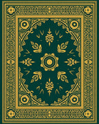 Emerald Gold Ornamental Floral Rug
