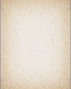 Light Gold Ornate Floral Scroll Rug