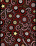 Jolly Christmas Stars Candy Canes Swirls Rug