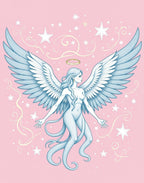 Celestial Angel With Wings and Halo Rug
