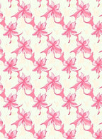 Pink Watercolor Ribbon Scatter Rug