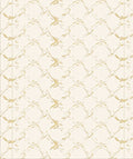 Creamy Gold Organic Interlocking Forms Rug