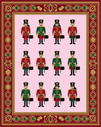 Crimson Green Soldier Collection Frame Rug