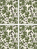 Green Leaf Organic Cream Rug