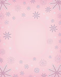 Fuchsia Snowflake Scatter Rug