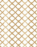 Golden Lattice Art Rug