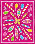 Whimsical Lollipop Starburst Festive Collection Rug