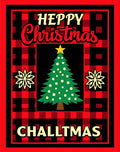 Red Buffalo Plaid Christmas Tree Snowflakes Rug