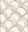Organic Cream Marbled Shell Art Rug