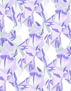 Lavender Watercolor Abstract Crystal Rug