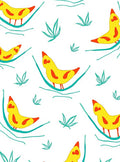 Whimsical Yellow Bird Hammock Rug