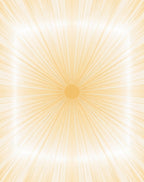 Golden Sunburst Radiant Rays Rug