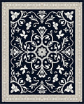 Classic Ivory Floral Arrangement Rug