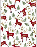 Rich Red Majestic Stag Forest Rug