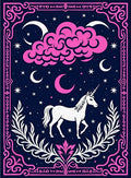Fantasy Unicorn Night Sky Cloud Rug