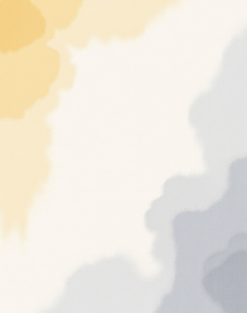 Soft Ochre and Gray Cloudscape Rug