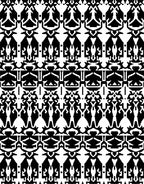 Black White Geometric Tribal Weave Rug