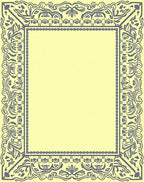 Pale Yellow Slate Gray Floral Crest Rug