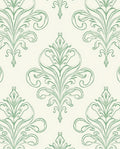 Green Vintage Acanthus Scroll Rug