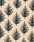 Forest Green Fir Branch Repeat Rug