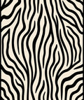 Bold Black Cream Animal Print Rug