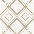 Geometric Diamond Beige Abstract Rug
