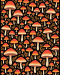 Spotted Fly Agaric Autumn Forest Rug