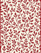 Ornate Crimson Branch Botanical Rug