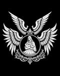 White Angel Mother Infant Crest Rug