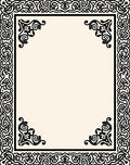 Black Celtic Knot Border Cream Rug