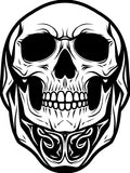 Dark Gothic Tribal Skull Rug