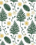 Golden Fern Botanical Medley Rug