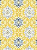 Vintage Sunburst Floral Medallion Rug