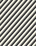 Cream and Navy Diagonal Stripe Rug