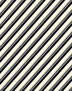 Cream and Navy Diagonal Stripe Rug