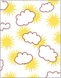 Sunny Sky White Cloudburst Rug