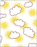 Sunny Sky White Cloudburst Rug