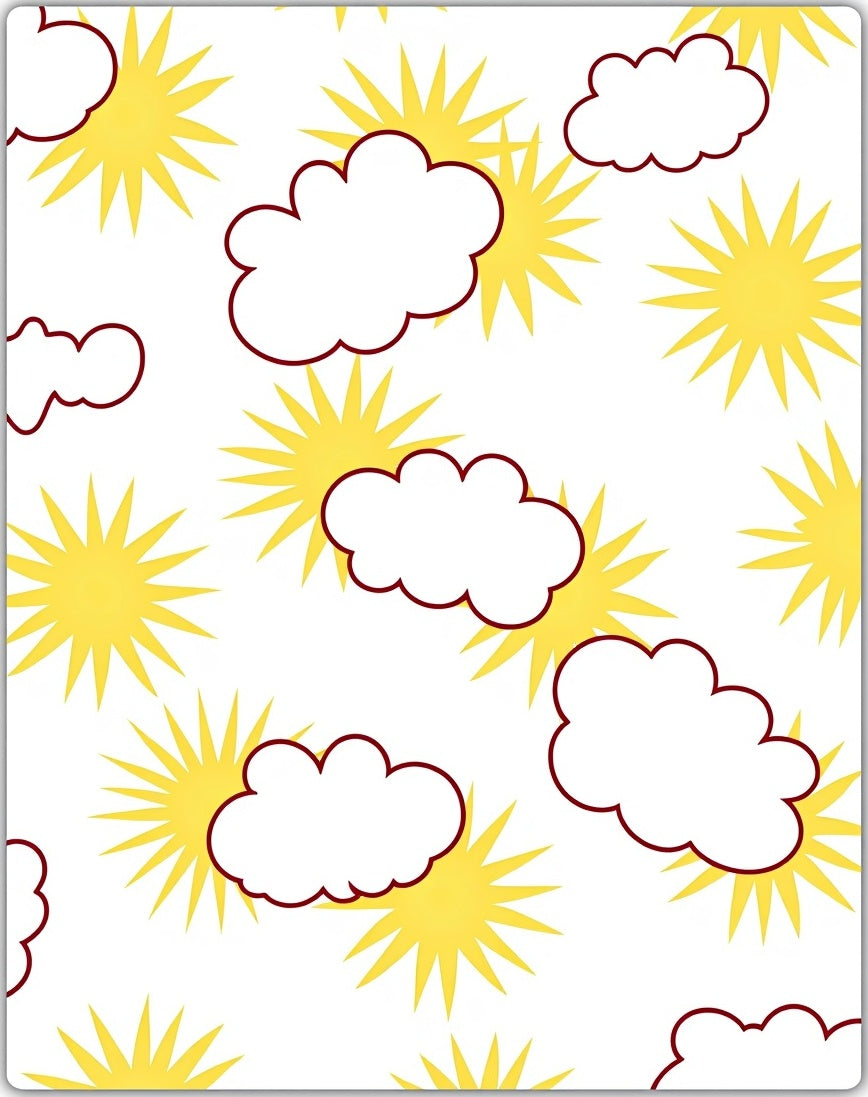 Sunny Sky White Cloudburst Rug