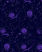 Cosmic Spiral Galaxy Night Rug