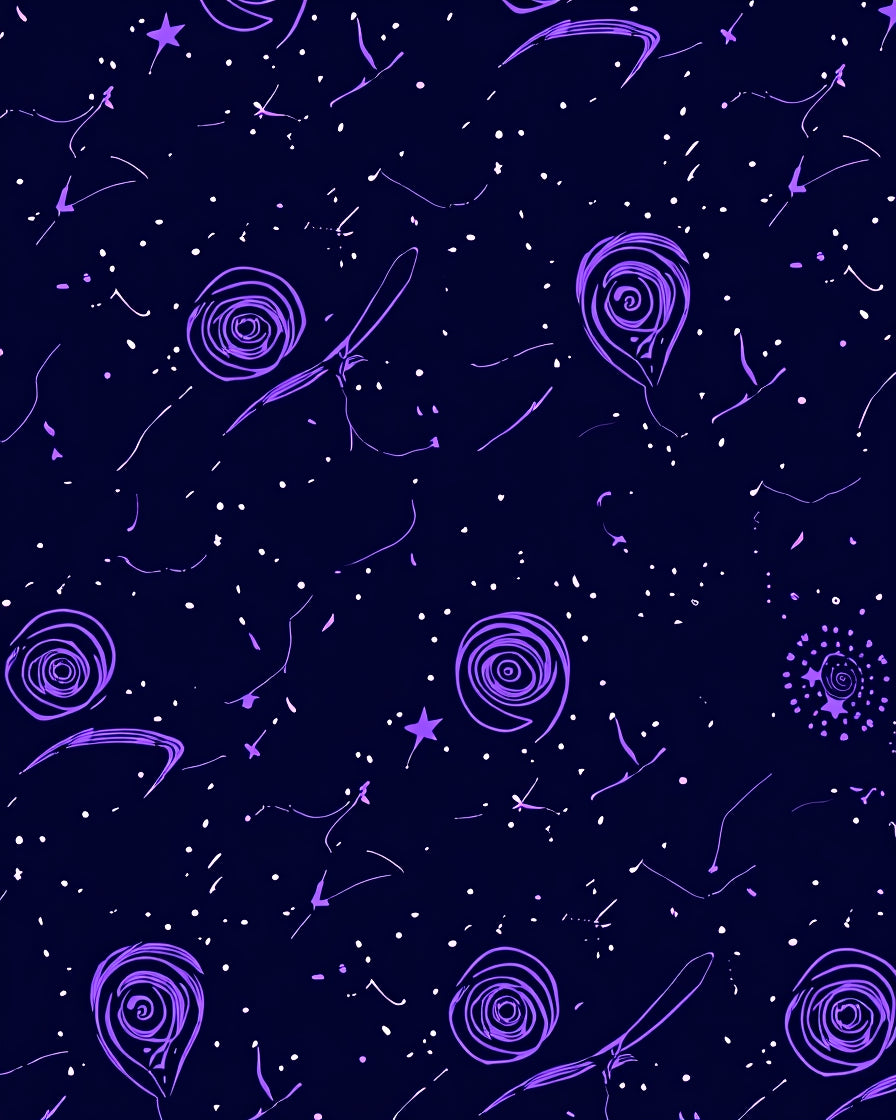 Cosmic Spiral Galaxy Night Rug
