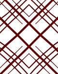 Crimson Geometric Intersecting Lines Rug