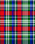 Classic Red Green Blue Plaid Rug