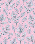 Delicate Pastel Feather Branches Rug